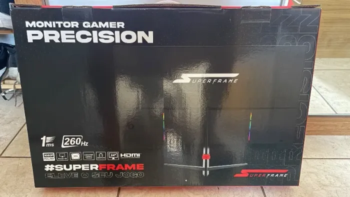 Monitor Gamer SuperFrame Precision, 260Hz, 24,5 polegadas