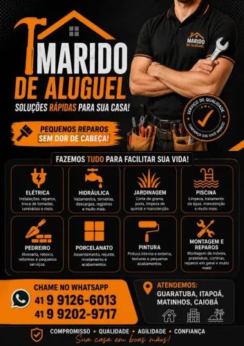 Marido de Aluguel em Guaratuba