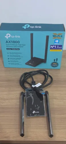 Adaptador USB Wi-Fi 6 TP-Link Archer TX20U Plus AX1800 - Na Caixa