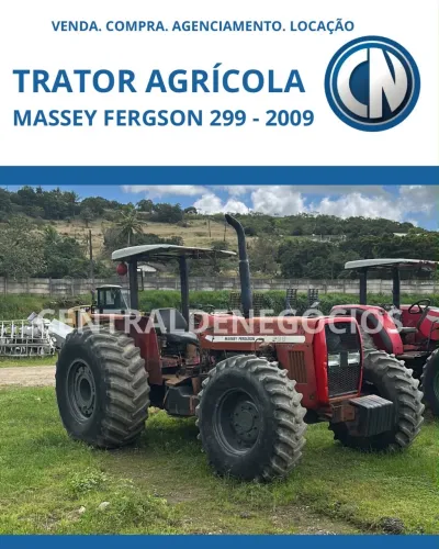 TRATOR AGRÍCOLA MASSEY FERGSON 299-2004