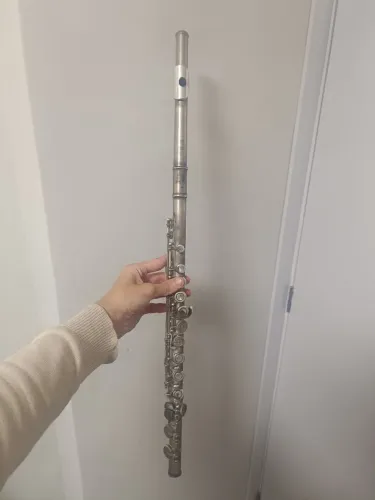 Flauta Transversal Yamaha 451 (Made in Japan) - Prata Maciça