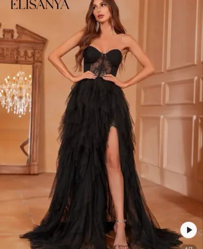 Vestido Festa Tule