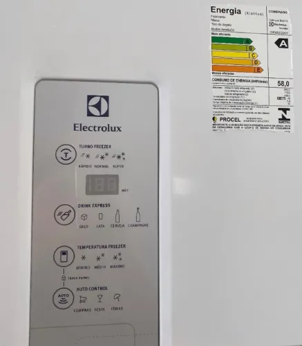 Geladeira Duplex Frost Free grande de 459L