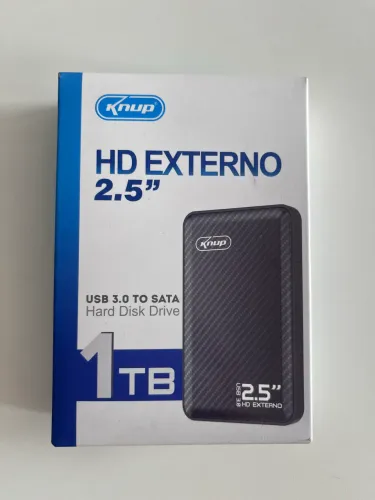 HDD externo 1TB.