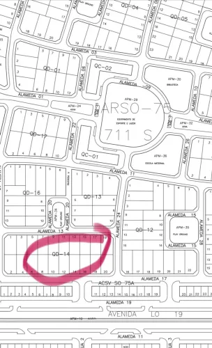 711 sul , Arso 75 ,(próximo praia prata) Lote frente p sul, 442mt