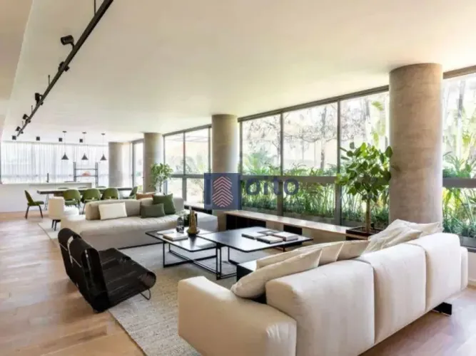 Este incrível apartamento de 275 m² na Vila Madalena, oferece uma experiência única de sof
