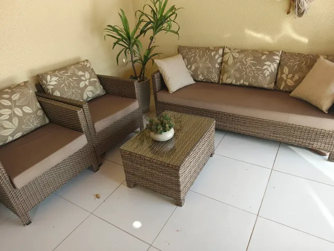 Conjunto de cadeiras de terraço