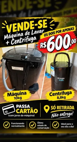 Máquina + centrifuga