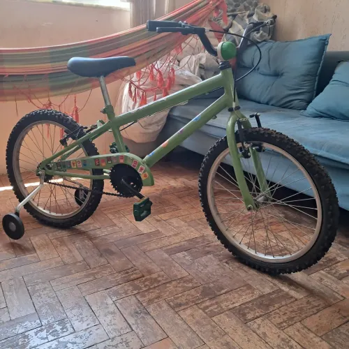Bicicleta infantil verde aro 16