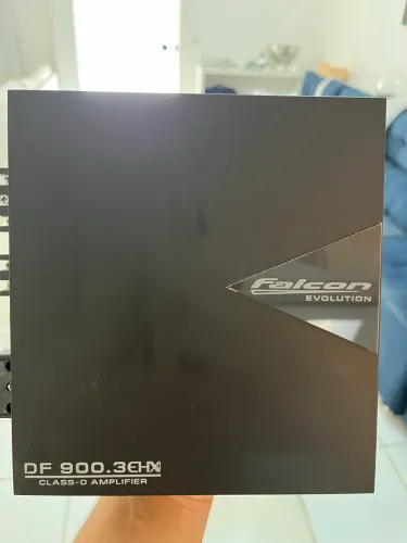 Módulo Amplificador Falcon Df 900w Rms 3 Canais Preto Carro