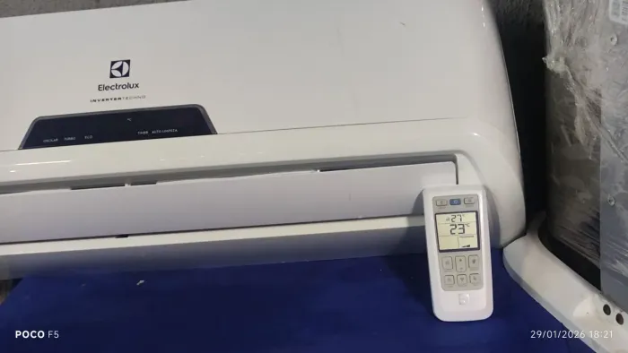 Ar condicionado inverter instalado, Electrolux 9.000 BTUs inverter 