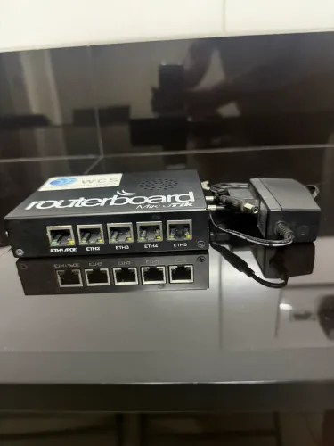 Roteador MikroTik RB450G Gigabit 5 Portas 256MB com Case e Fonte
