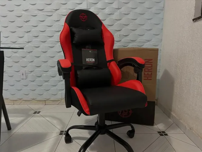 [LACRADA] Cadeira Gamer Preto e Vermelho