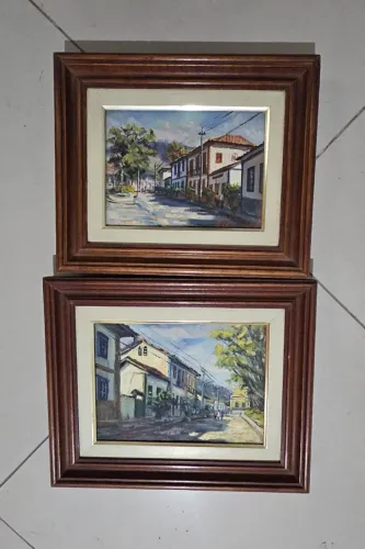 Par de quadros decorativos