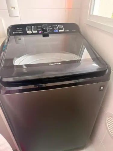 Lavadora Panasonic NA-F120B1TA, 12 kg, Titânio, USADA