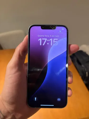phone 14 - 128gb com pelicula e capa (detalhe)