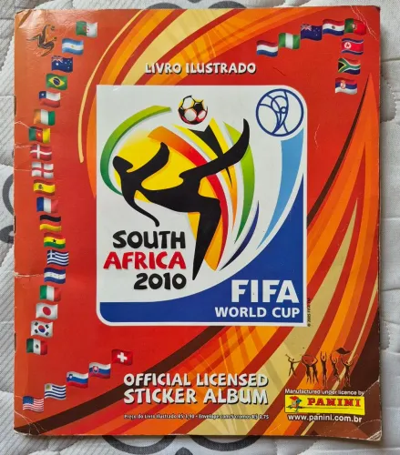 Álbum de figurinhas da Copa, South África e Campeonato brasileiro de 2008 com detalhes!