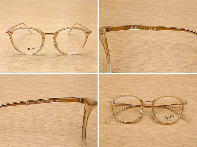 Ray-Ban Armação quadrada para óculos Rx7140
