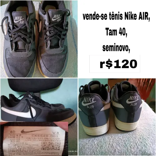 Tenis Nike AIR original tamanho 40 seminovo r$120(valor final)