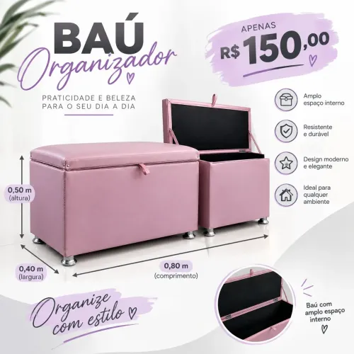 Baú organizador
