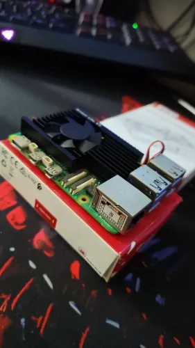 Cooler + raspberry pi 5 8gb