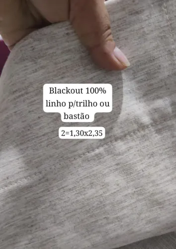 Cortina blackout 100%