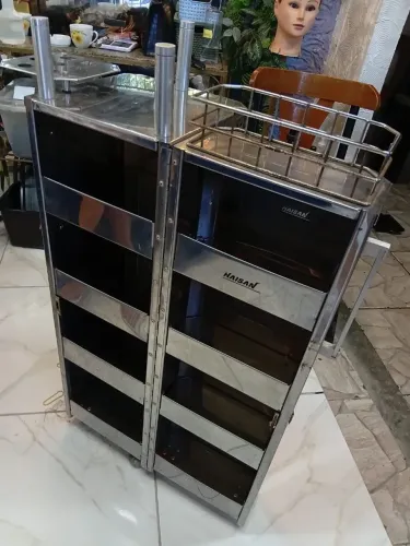 CARRINHO AUXILIAR INOX HAISAN
