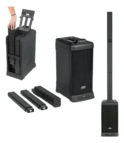 Par 2 Caixas AZ Audio Neo Pro8 Bluetooth 450W RMS Profissional