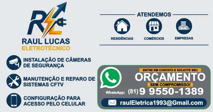 Especialista em câmera de segurança CFTV