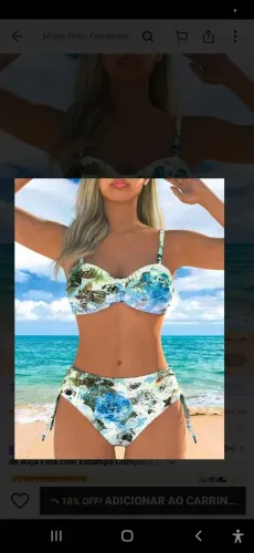 Biquíni floral