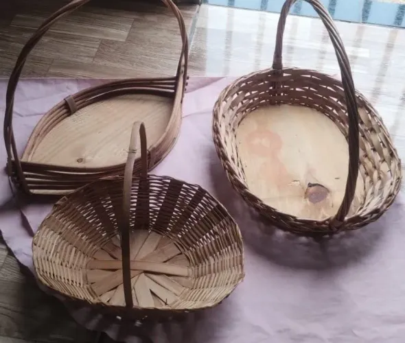 3 Cestas de Bambu... 