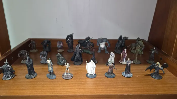 Coleção Relíquia: 25 Miniaturas Senhor dos Anéis Eaglemoss (Chumbo)