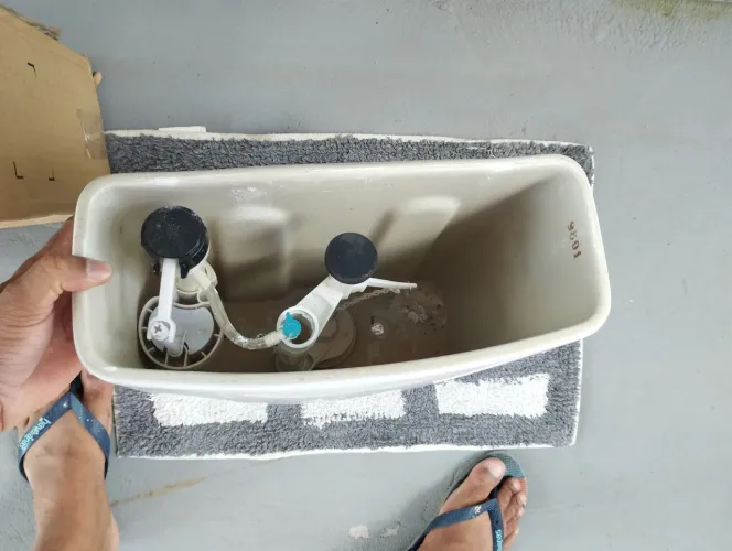 Caixa acoplada do tanque (vaso sanitário)