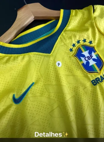 Camiseta do Brasil tailandesas masculina e feminina