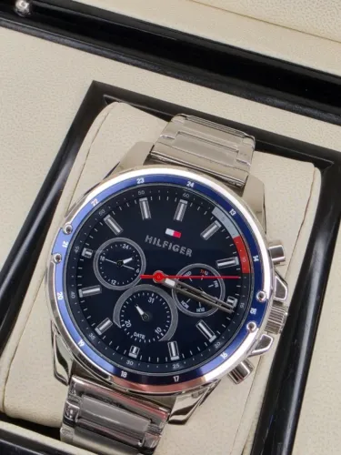 Relogio Tommy Hilfiger Mason Azul Marinho Masculino Novo com Caixa e Sacola