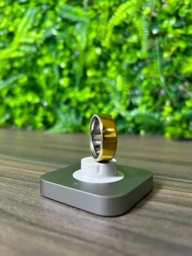Oura Ring 4 Gold Tamanho 10, Novo - Completo