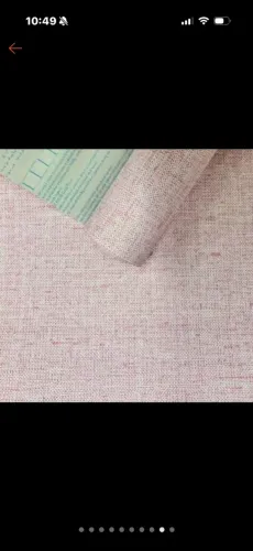 Papel de parede 3D linho texturizado