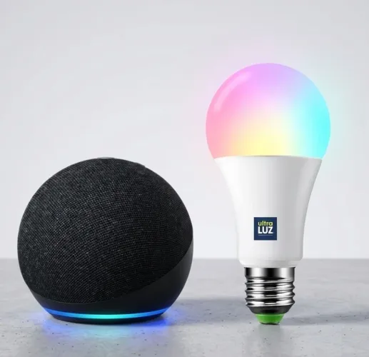 Alexa + lâmpada inteligente