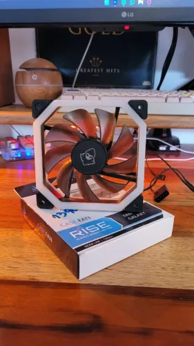 Fan / Ventoinha Mancer 120mm com led branco