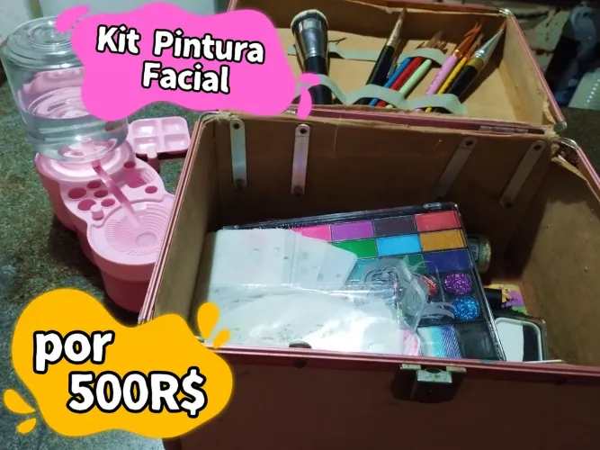 Kit Completo de Pintura Facial Infantil