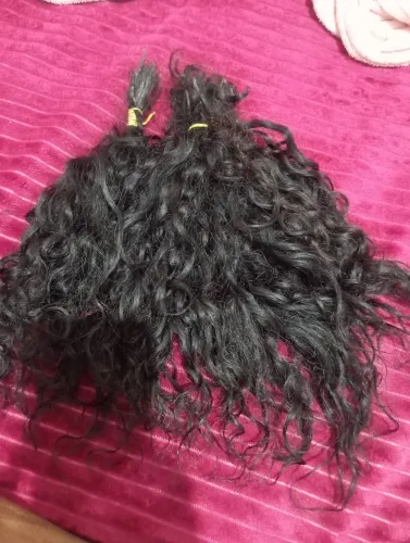 Cabelo cacheado brasileiro humano 
