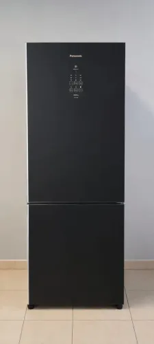 Geladeira Frost Free Panasonic 425 litros Black Glass inverse