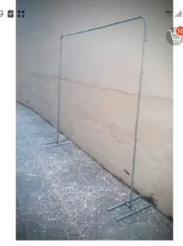 Suporte quadrado 3x3m regulável