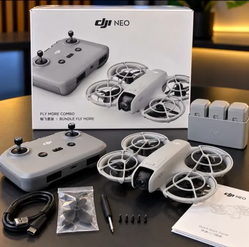 DJI Neo Combo + Controle | 3 Baterias | Completo