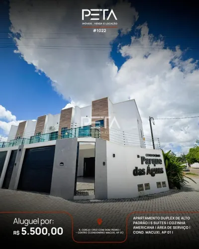 Duplex com 5 suítes, Centro - Boa Vista