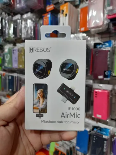 Microfone sem fio duplo lapela