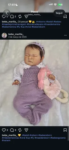 Bebê Reborn corpo de pano