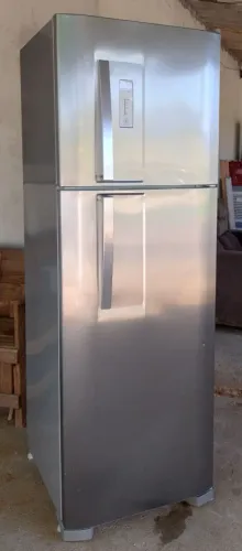 Geladeira De Inox Duplex Eletrolux Fosfree 110vlts