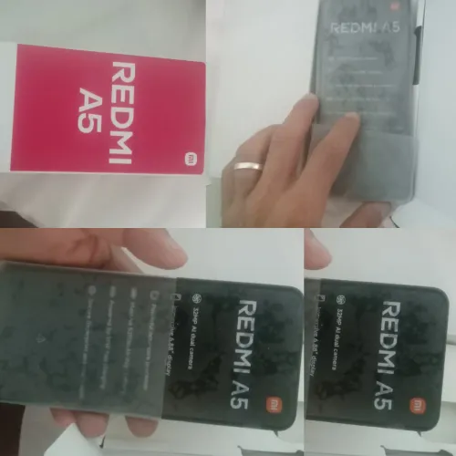 Redmi A5 na caixa