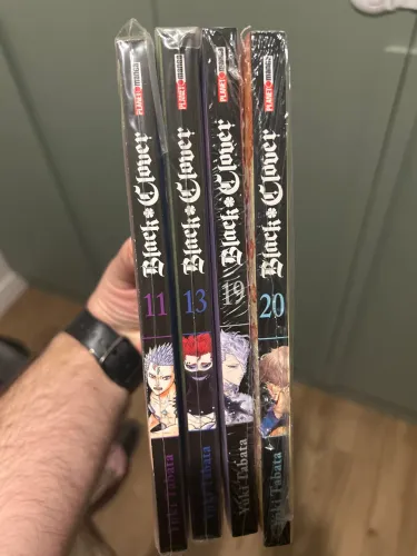 Manga Black Clover volumes 11, 13, 19 e 20